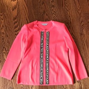 Misook beautiful coral jacket